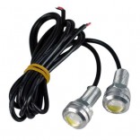 1 Pair DC 12V 23mm Eagle Eye LED Daytime Running Light-DRL Car Auto Lamp Yellow Cansoil -160,Imported From USA